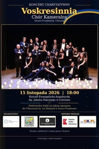Charytatywny koncert chóru Voskresinnia w Ustroniu