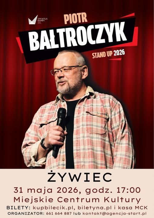 Stand-up z Piotrem Bałtroczykiem w Żywcu