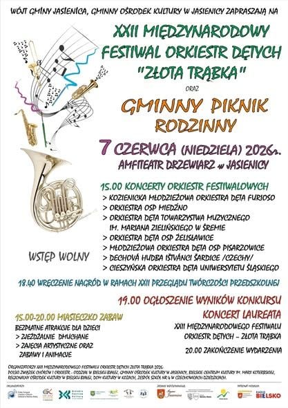 XXII Międzynarodowy Festiwal Orkiestr Dętych i Rodzinny Piknik w Jasienicy
