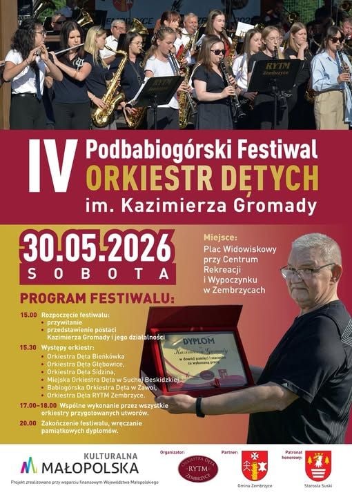 IV Festiwal Orkiestr Dętych im. Kazimierza Gromady w Zembrzycach