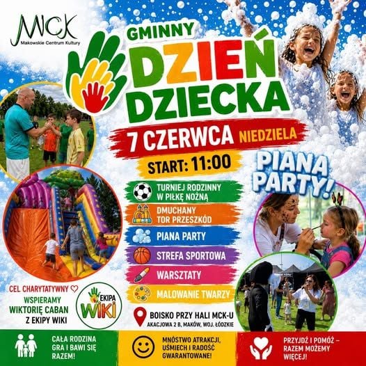 Gminny Dzień Dziecka w Makowie Podhalańskim - Rodzinne Atrakcje i Sportowe Emocje