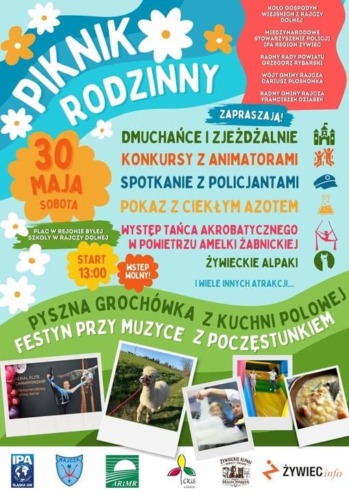 Rodzinny Piknik w Rajczy z atrakcjami i pokazami
