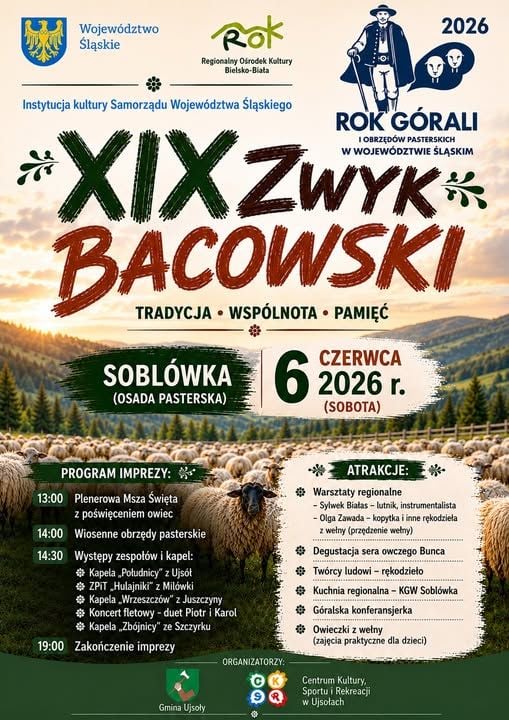 XIX Zwyk Bacowski w Soblówce – święto pasterskich tradycji Beskidów 2026