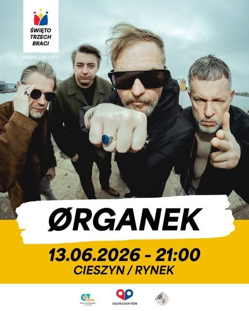 Organek rozgrzewa Rynek podczas 34. Święta Trzech Braci w Cieszynie