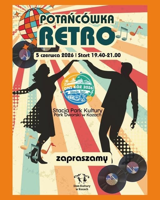 Potańcówka Retro w Parku Dworskim w Kozach