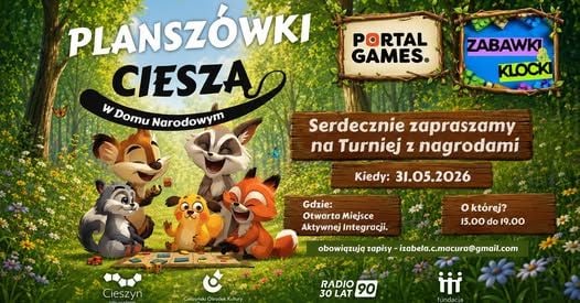 Turniej gier planszowych dla dzieci w Cieszynie z nagrodami