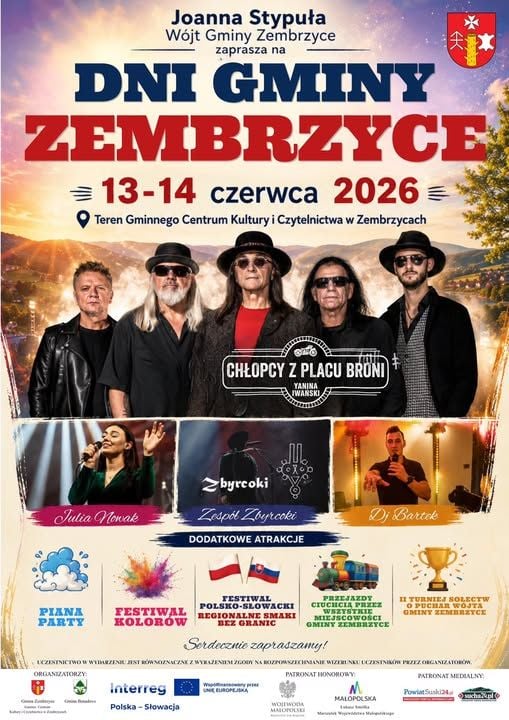 Dni Gminy Zembrzyce 2026 z Chłopcami z Placu Broni