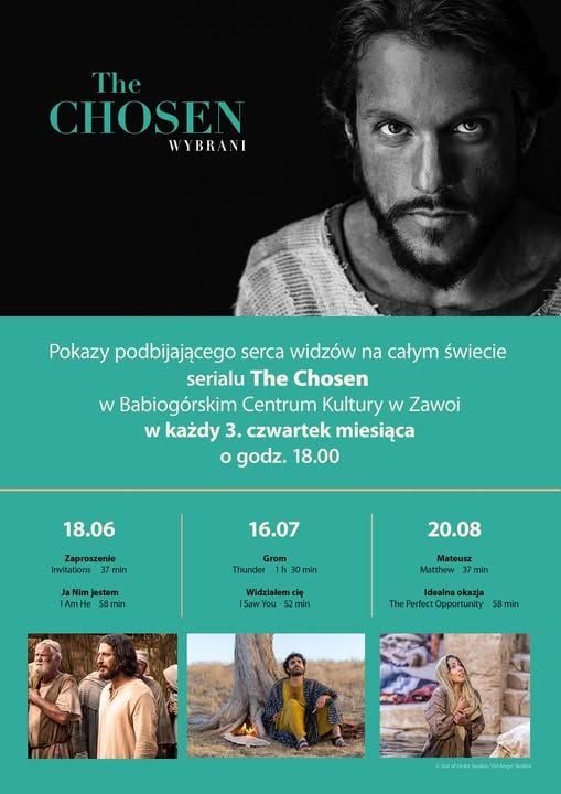 Pokazy serialu The Chosen w Babiogórskim Centrum Kultury w Zawoji