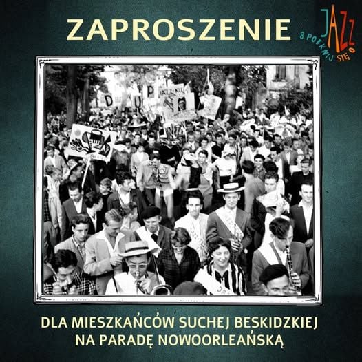 Kolorowa Parada Nowoorleańska w Suchej Beskidzkiej
