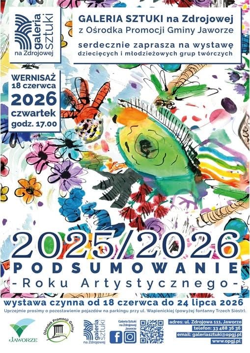 Wernisaż i wystawa prac dzieci i młodzieży w Jaworzu