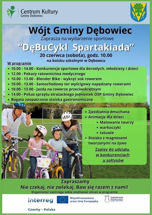 DęBuCykl Spartakiada 2026 w Dębowcu – sport, zabawa i pokazy