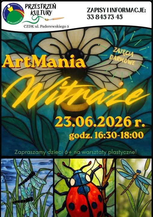 Warsztaty plastyczne: witraże dla dzieci w CZDK