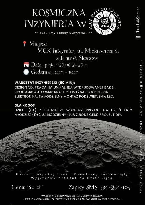 Warsztaty Kosmiczne w Skoczowie: Budujemy Lampy Księżycowe