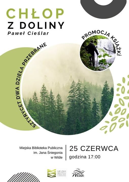 Premiera książki „Sztyrycet dwa dzieła przebrane” z Pawłem Cieślarem w Wiśle