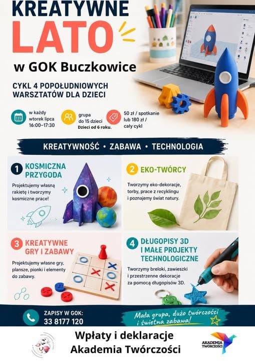 Cykl kreatywnych warsztatów dla dzieci