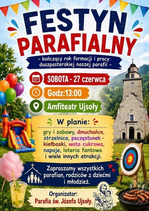 Parafialny Festyn Rodzinny w Ujsołach