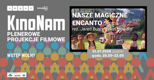 Plenerowy pokaz filmu "Nasze magiczne Encanto" w Strumieniu