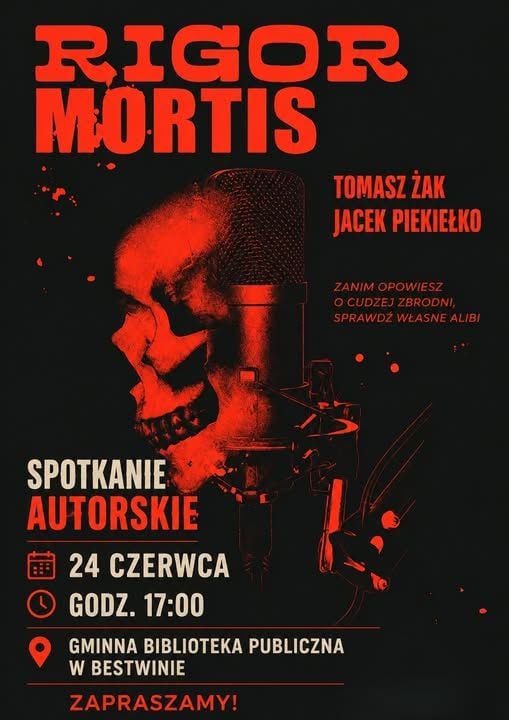 Spotkanie z autorami książki 'Rigor Mortis' w Bestwinie