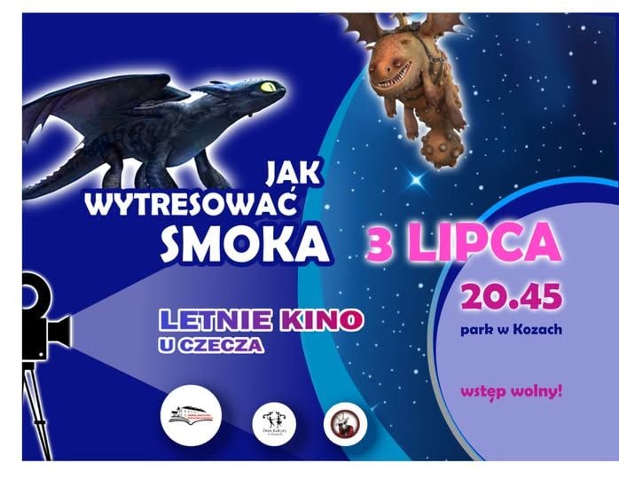 Letnie Kino w Parku w Kozach: Jak wytresować smoka
