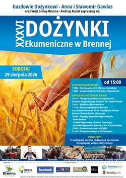 Dożynki Ekumeniczne w Brennej z korowodem i Estradą Równica