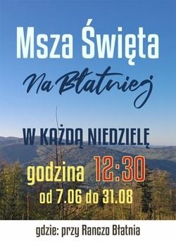 Msza Święta na Błatniej w Brennej