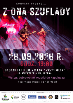 Koncert Z DNA Szuflady w Beskidzkim Domu Zielin Przytulia