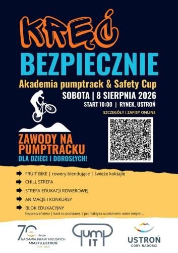 Kręć Bezpieczne - Akademia Pumptrack i Safety Cup w Ustroniu