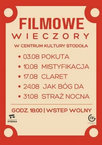 Filmowy wieczór w Centrum Kultury Stodoła w Hażlachu