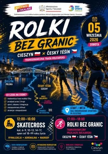 Piknik Rolkowy na Hali Widowiskowo-Sportowej w Cieszynie