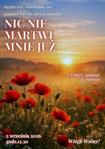 Koncert muzyki chrześcijańskiej w amfiteatrze w Ustroniu