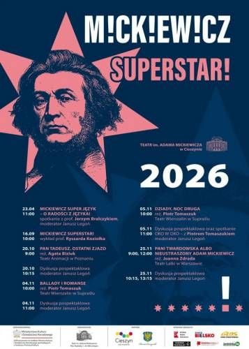 M!ck!ew!cz Superstar w Teatrze im. Adama Mickiewicza w Cieszynie