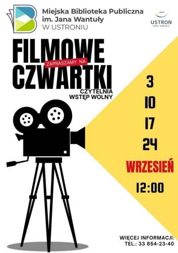 Filmowy czwartek w Miejskiej Bibliotece w Ustroniu