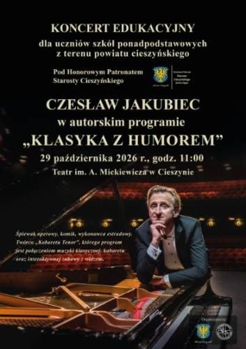Czesław Jakubiec „Klasyka z humorem” – koncert edukacyjny