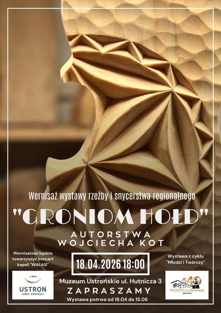 Wernisaż rzeźby i snycerstwa Wojciecha Kota w Muzeum Ustrońskim