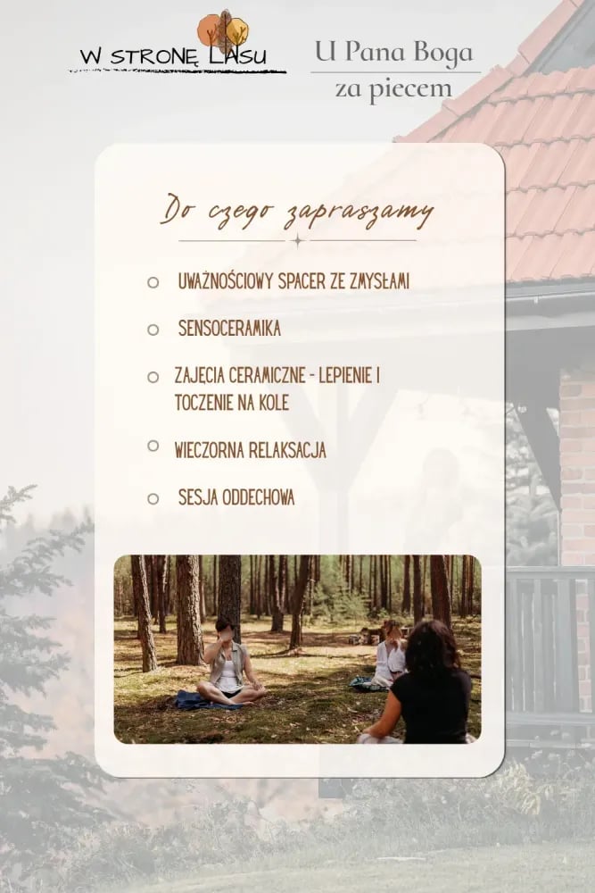 🍂 Beskidzkie Otulenie - jesienny weekend w naturze i glinie