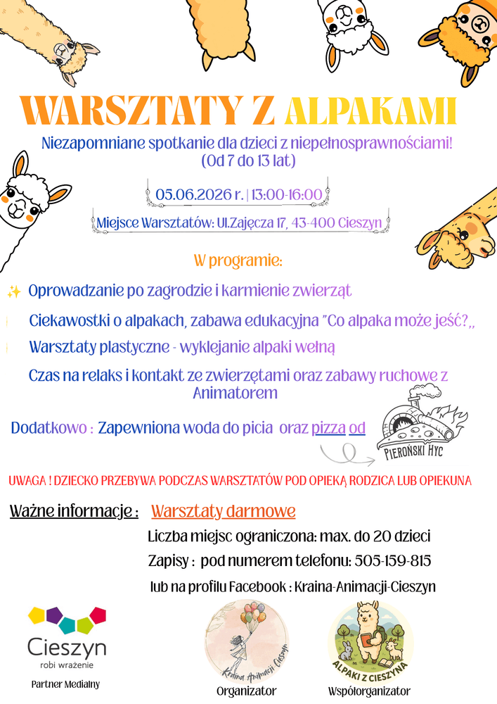 Warsztaty z alpakami