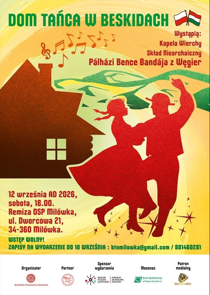 🎶 Dom Tańca w Beskidach - muzyczna sobota pełna rytmu!