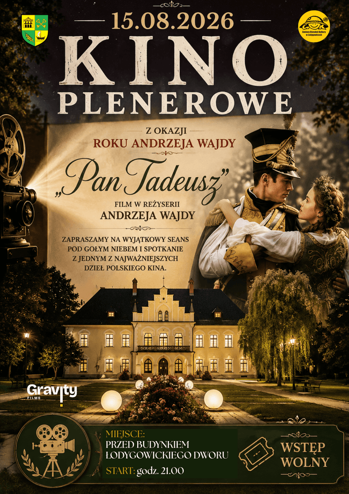 🎬 Kino plenerowe: „Pan Tadeusz” Andrzeja Wajdy
