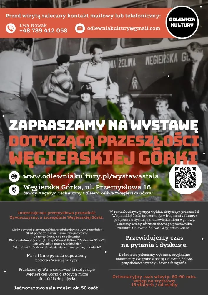 Zwiedzanie wystawy dot. przeszłości Węgierskiej Górki
