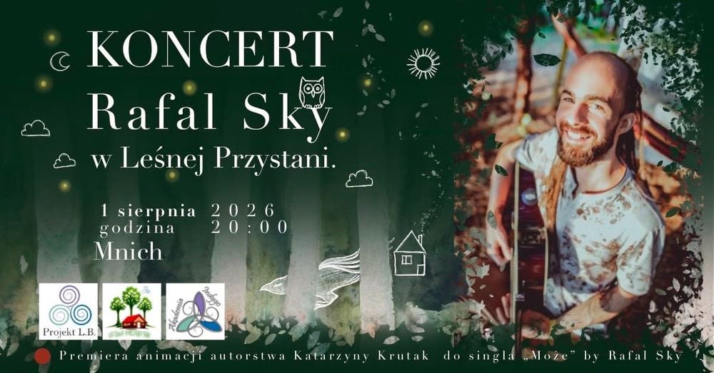 🌿 Koncert Rafała Sky w Leśnej Przystani – muzyczna podróż i premiera animacji