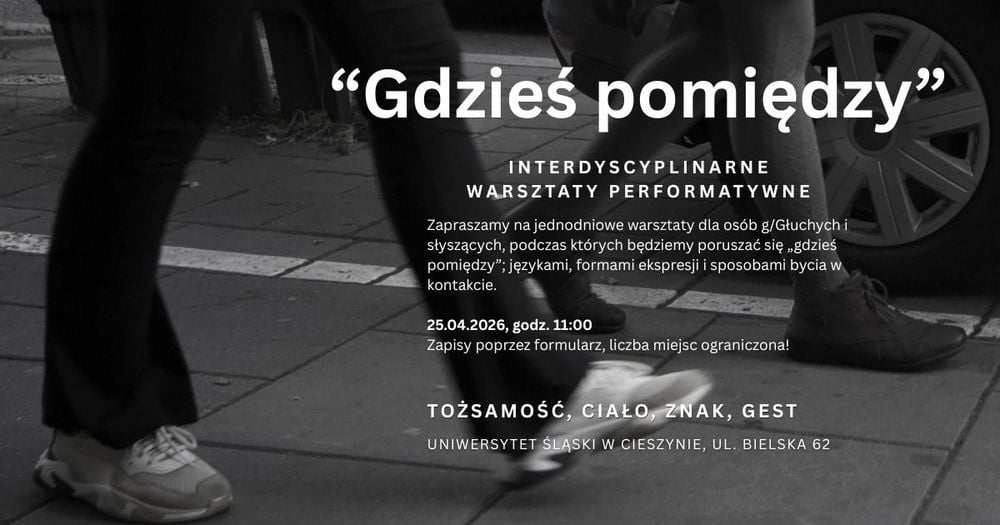 Interdyscyplinarne warsztaty artystyczne „Gdzieś pomiędzy” w Cieszynie