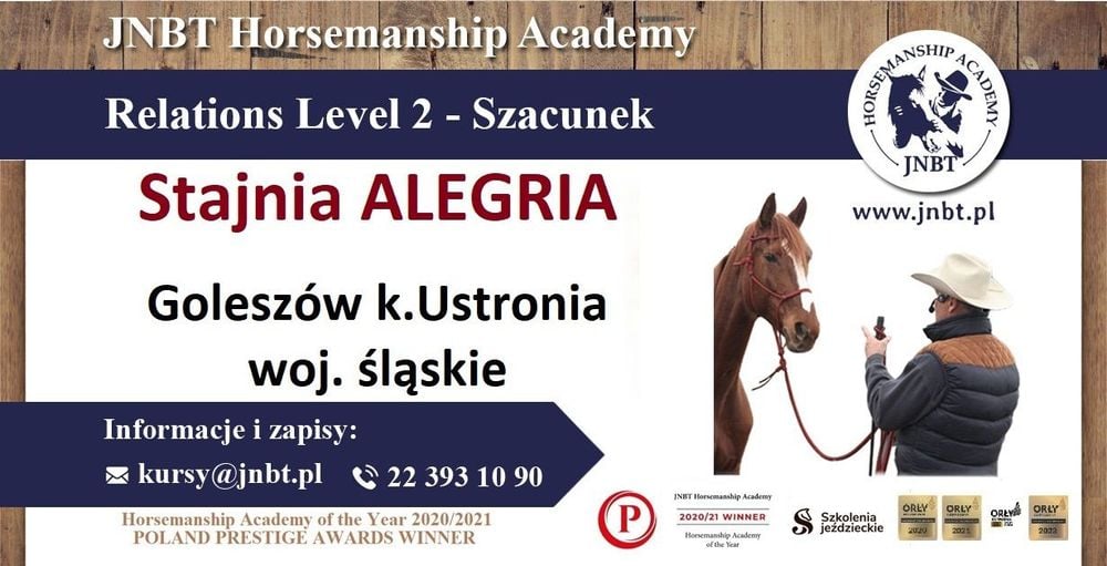 Kurs JNBT Level 2 Szacunek w Stajni Alegria – 12 czerwca 2026