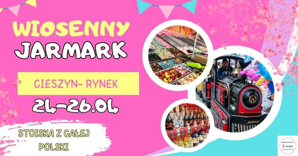 Wiosenny Jarmark Rękodzieła i Smaków na Rynku w Cieszynie