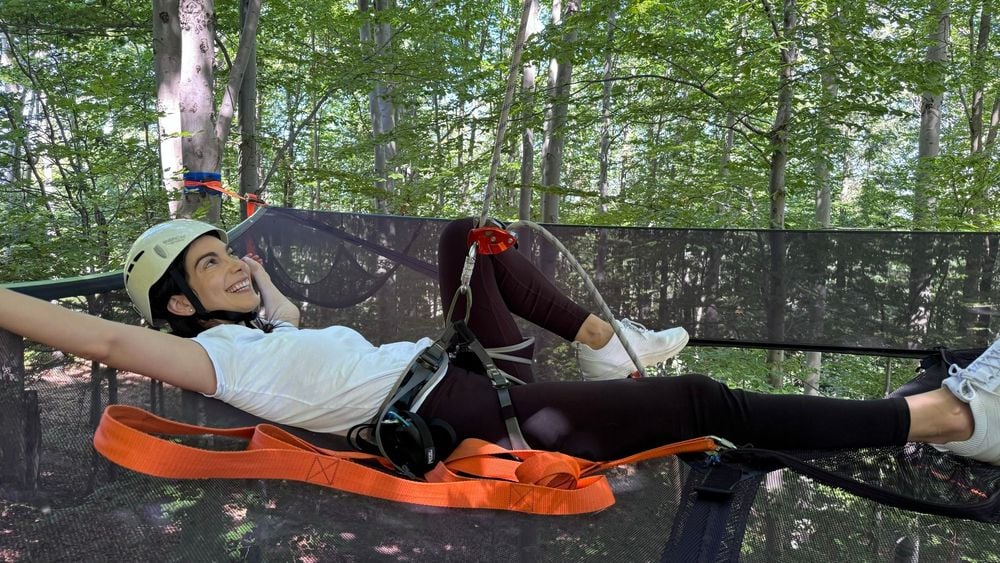 Kobiecy weekend z wspinaczką i noclegiem w koronach drzew w Lachowicach