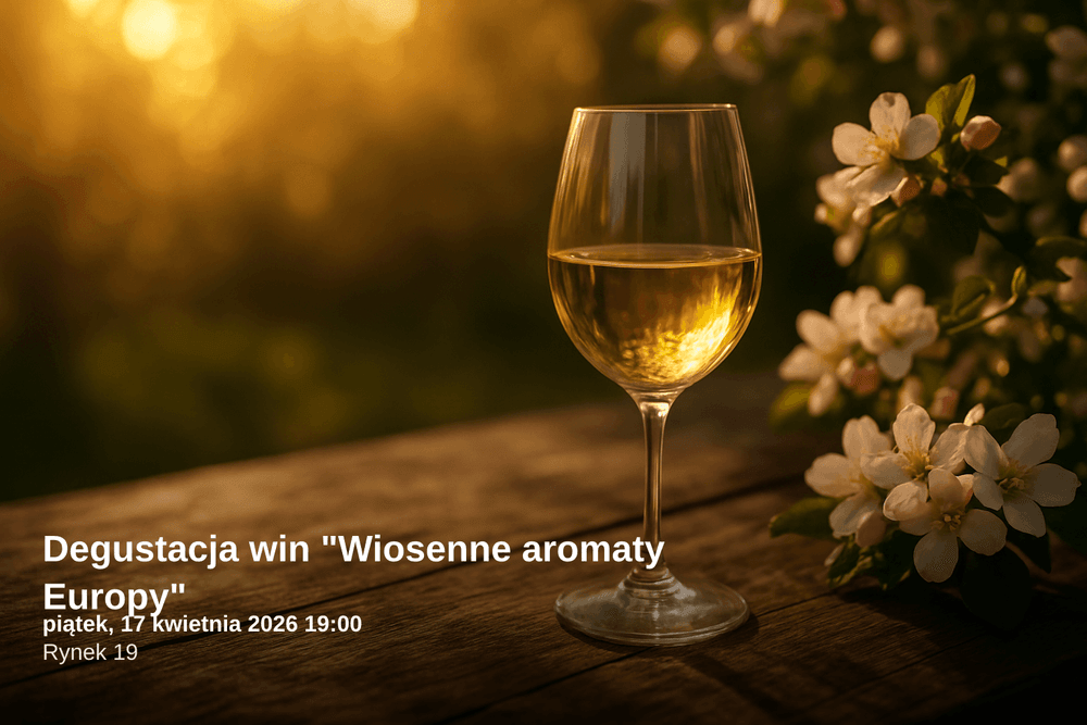 Wiosenna degustacja wyselekcjonowanych win w Rynku 19