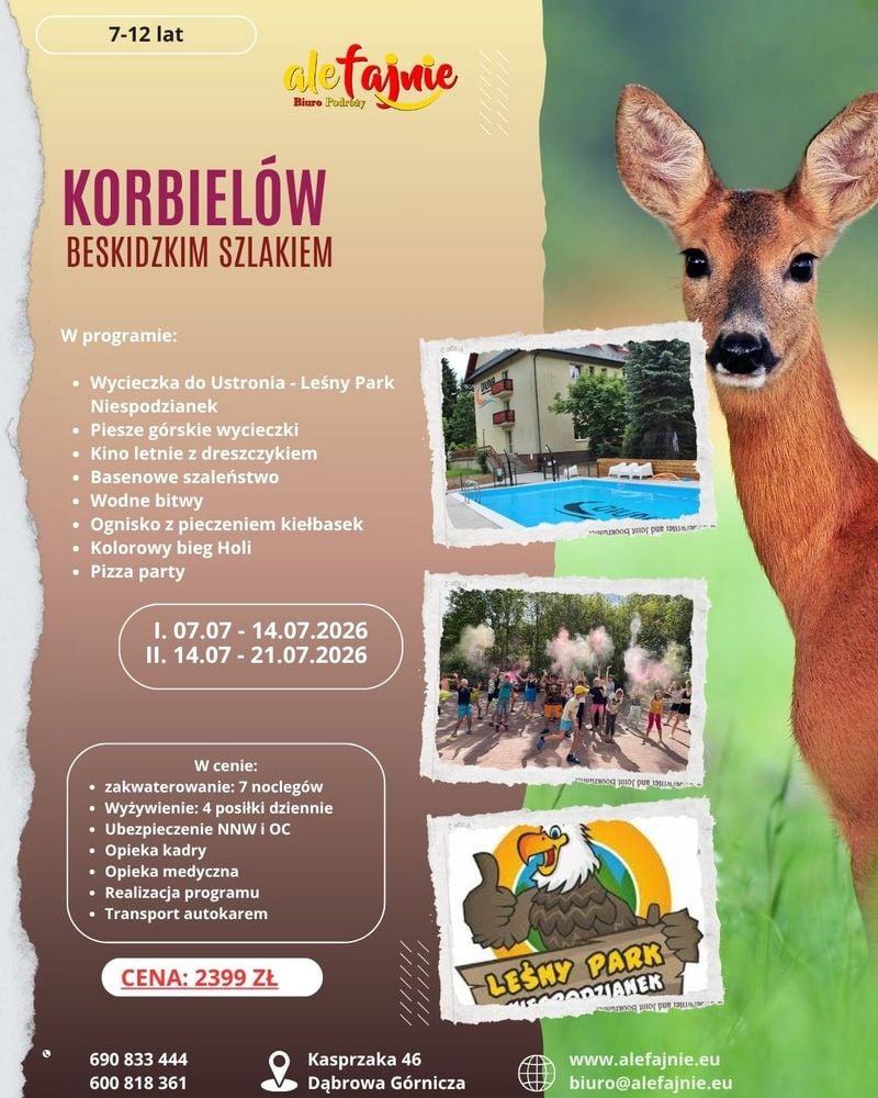 Letnia Kolonia w Korbielowie - Beskidzki Szlak Przygód