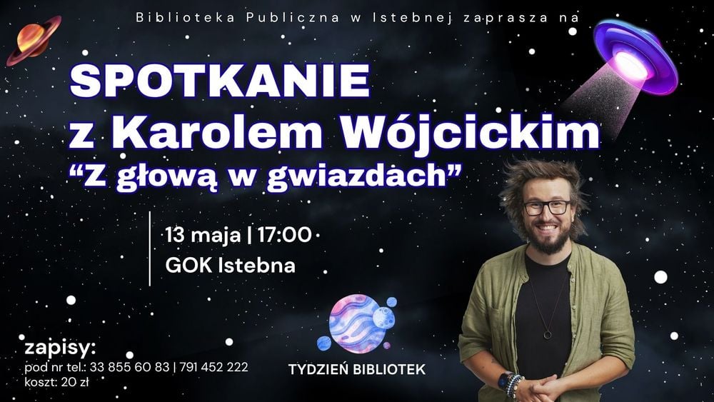 Spotkanie z Karolem Wójcickim o zaćmieniu Słońca w Istebnej