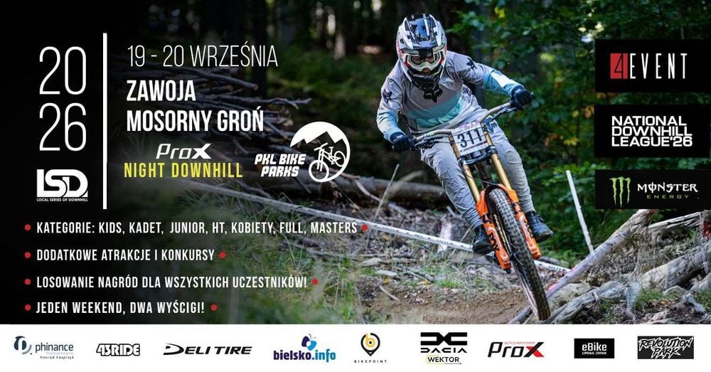 Nocny Downhill na Mosornym Groniu w Zawoi - Local Series 2026