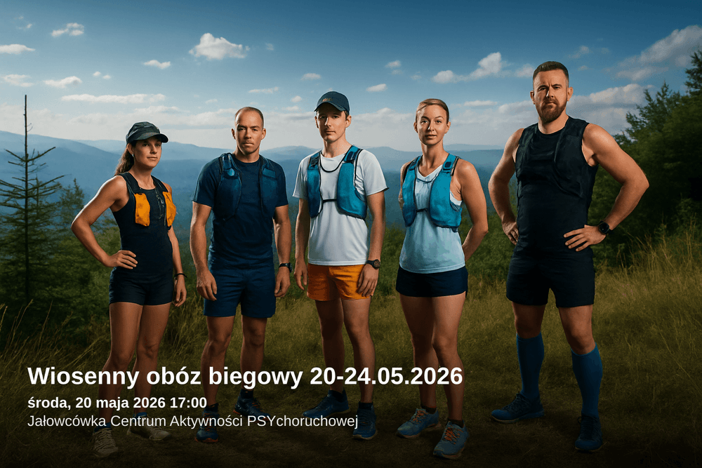Wiosenny obóz biegowy w Beskidzie Żywieckim 20-24 maja 2026