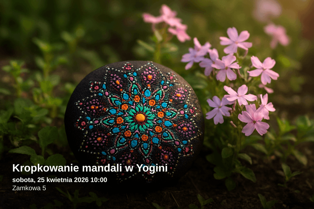 Warsztaty kropkowania mandali w Yogini Skoczów